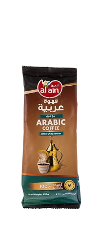 Al Ain Cardamom Arabic Roasted Coffee, 250g