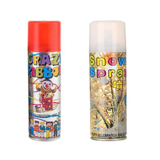 Party Snow + Ribbon Spray