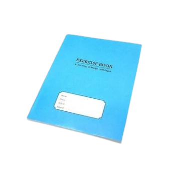 Navneet Exercise 4 Line with Left Margin A5 Book, 200 Pages
