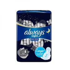 Always DreamZzz Maxi Thick Night Pads with Wings, 24 Pieces