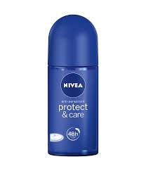 Nivea Protect & Care Deodorant Roll-On for Women, 50ml