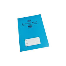 Exercise Book Single Line with Left Margin, 100 Pages