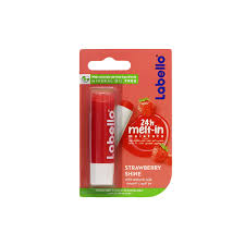 LABELLO Lip Balm Moisturising Lip Care Strawberry Shine 4.8 g
