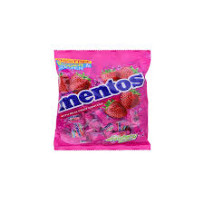 Mentos Grape & Strawberry Flavours Chewy Candy Bag, 140g