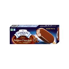 آيس كريم ستيك بنكهة الشوكولاتة البلجيكية من لندن ديري، 100 مل