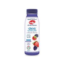 Al Ain Farms Greek Yogurt Drink Mixed Berries, 280ml