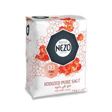 Nezo Iodized Pure Salt, 1kg