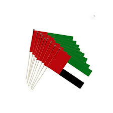 UAE Hand Held Flag - Pack of 12