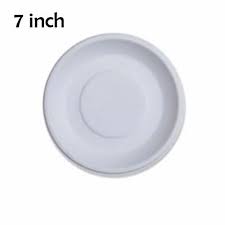 طبق بلاستيكي دائري من ديسبوتيك، ٧ بوصة، ٢٥ قطعة