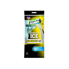 Clasico Ice Strike 3 Knight Disposable Triple Blade Razor, (3+3) Value Pack