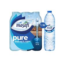 Masafi Pure Low Sodium Water, 6x1.5L