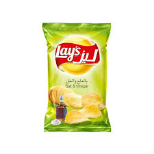 رقائق البطاطس بالملح والخل من ليز، 12 غرام