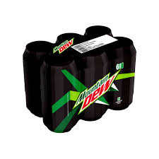 Mountain Dew Soft Drink, 245ml, Pack of 6