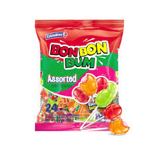 Bonbon Assorted Lollipops 17 g x 48 Pcs