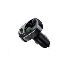 Baseus CCTM-01 Car Charger FM Transmitter Bluetooth 2xUSB MicroSD - Black