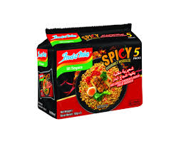 Indomie Spicy Chicken Fried Instant Noodles Pack, 5x83g
