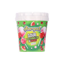Borgat Sour Watermelon & Cherry Lollipop, 9x18g
