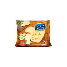 Almarai Cheddar Cheese Slices, 200g/Natural cheese