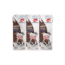 Al Ain Farms Uht Full Cream Chocolate Milk, 6x180ml/long-life chocolate milk