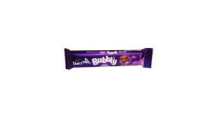 Cadbury Dairy Milk Bubbly Chocolate Bar, 28g
