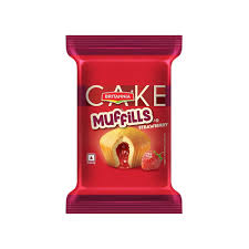 BRITANNIA STRAWBERRY MUFILS 60GM