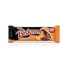 Biskrem Cookies Filled with Caramel Cream , 4 Pieces, 32g