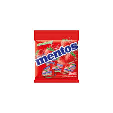 Mentos Strawberry Flavour Chewy Candy, 26 Pieces