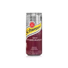 Schweppes Pomegranate Sparkling Drink Can, 250ml