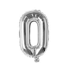 Silver Balloon Letter O No.3514