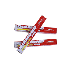 رقائق ألمنيوم ماسية، 25 قدمًا مربعًا