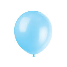 Helium Balloon - 1 Pc - Baby Blue
