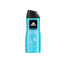 Adidas Men's Ice Dive 3-in-1 Shower Gel, 250ml
