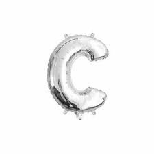 Silver Balloon Letter C No.3502