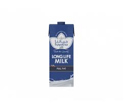 Hayatna Fresh Full Cream cow Milk 1L/whole milk/full fat