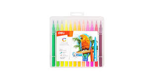 Deli Felt Pen 24Pcs Wc10324