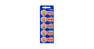 Murata Cr1220 Lithium Battery 3V, 5 Pieces