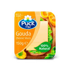 Puck Gouda Natural Cheese Slices, 150g