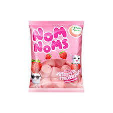 NoM NoMS Strawberry Mini Marshmallow, 22g