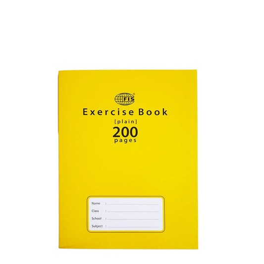Exercise Book Single Line One Side Plain, 200 Pages
