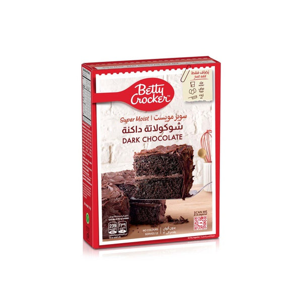 Betty Crocker Super Moist Dark Chocolate Cake Mix, 510g