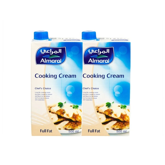 Almarai Full Fat Cooking Cream, 2x500ml