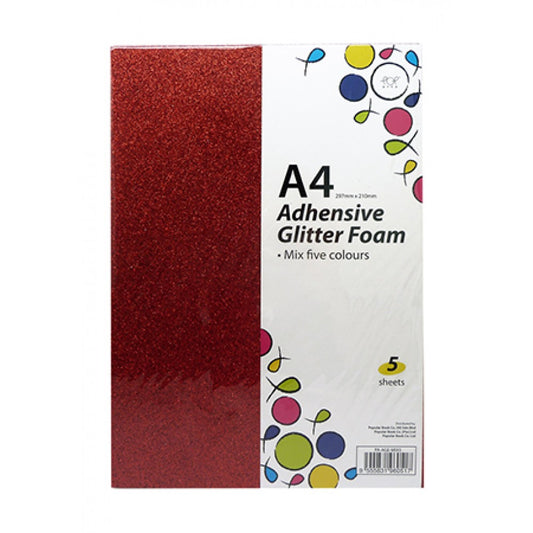 Centrum Adhesive Glitter Eva Foam Mousse A4