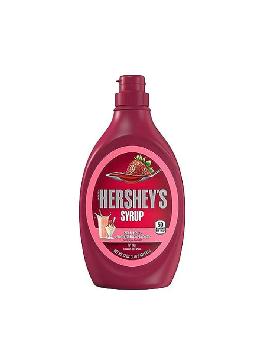 Hershey's Strawberry Syrup for Baking Desserts Easy Squeeze Bottle, 623g