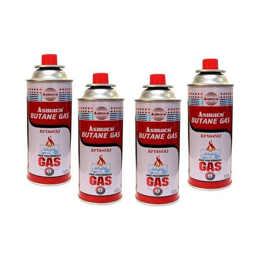 Asmaco Butane Gas 220 g x 4 Pcs Value Pack