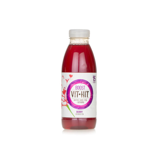 Vit-Hit Berry Boost Tea Juice Drink with Added Vitamins, 500ml