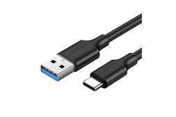 UGreen USB Type C Charging and Data Cable 3A - Black, 1m