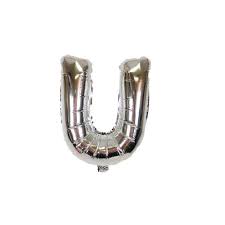 Silver Balloon Letter U No.3520