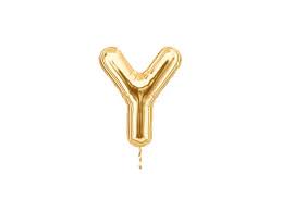 Party Decoration Gold Foil Balloon Letter Y, 1piece