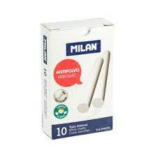 Milan White Chalk, 10 Pieces