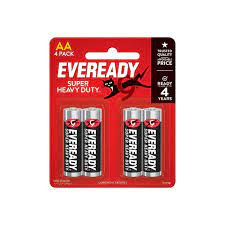 Eveready General Purpose AA Batteries, 4 Pieces
